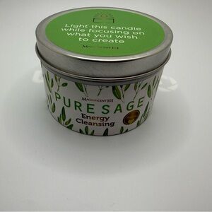 Magnificent 101 Long Lasting Pure White Sage Candle - 6 Oz Natural Ingredients
